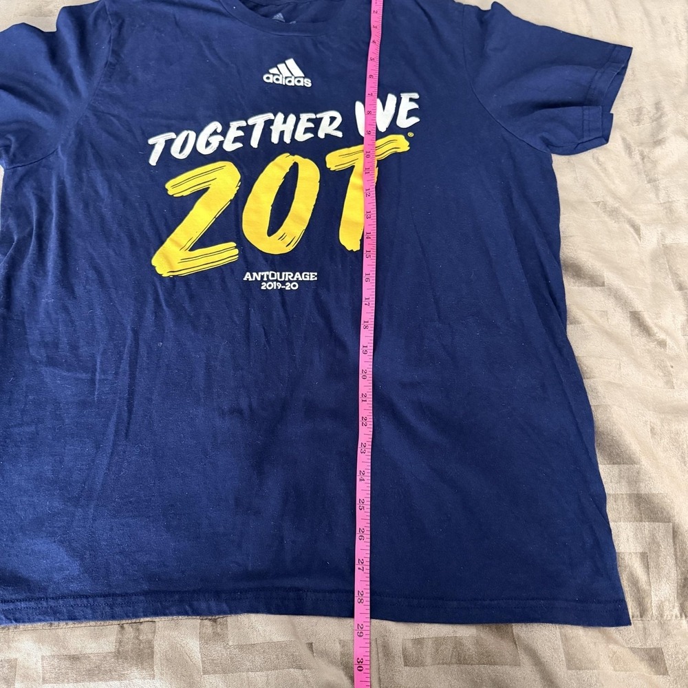 UC Irvine Anteaters Shirt‎ Mens XL Blue NCAA Basketball Adidas Together We Zot - Picture 8 of 8